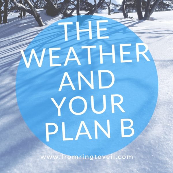 The Weather and Your Plan B, wedding planning podcast