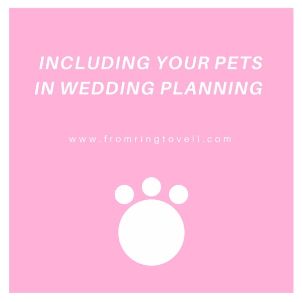 Including your Pets in Wedding Planning